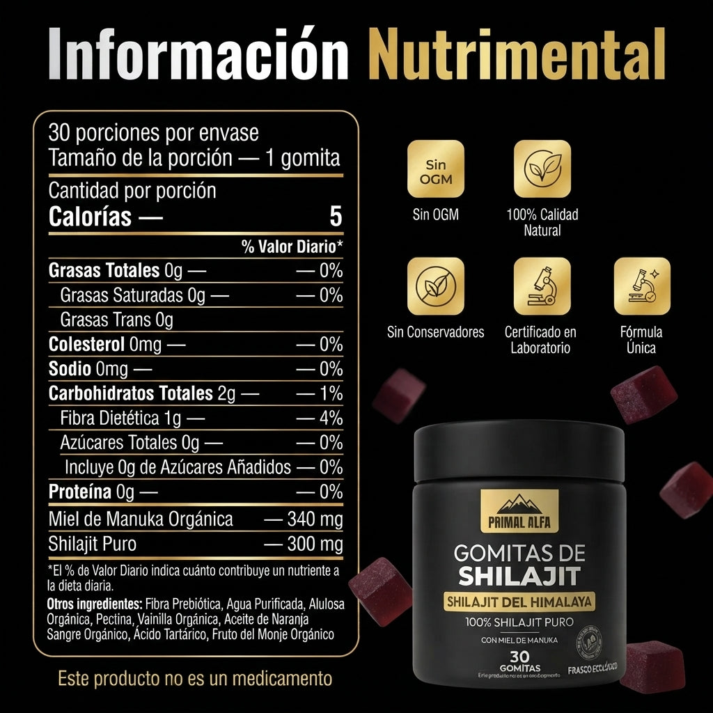 GOMITAS DE SHILAJIT